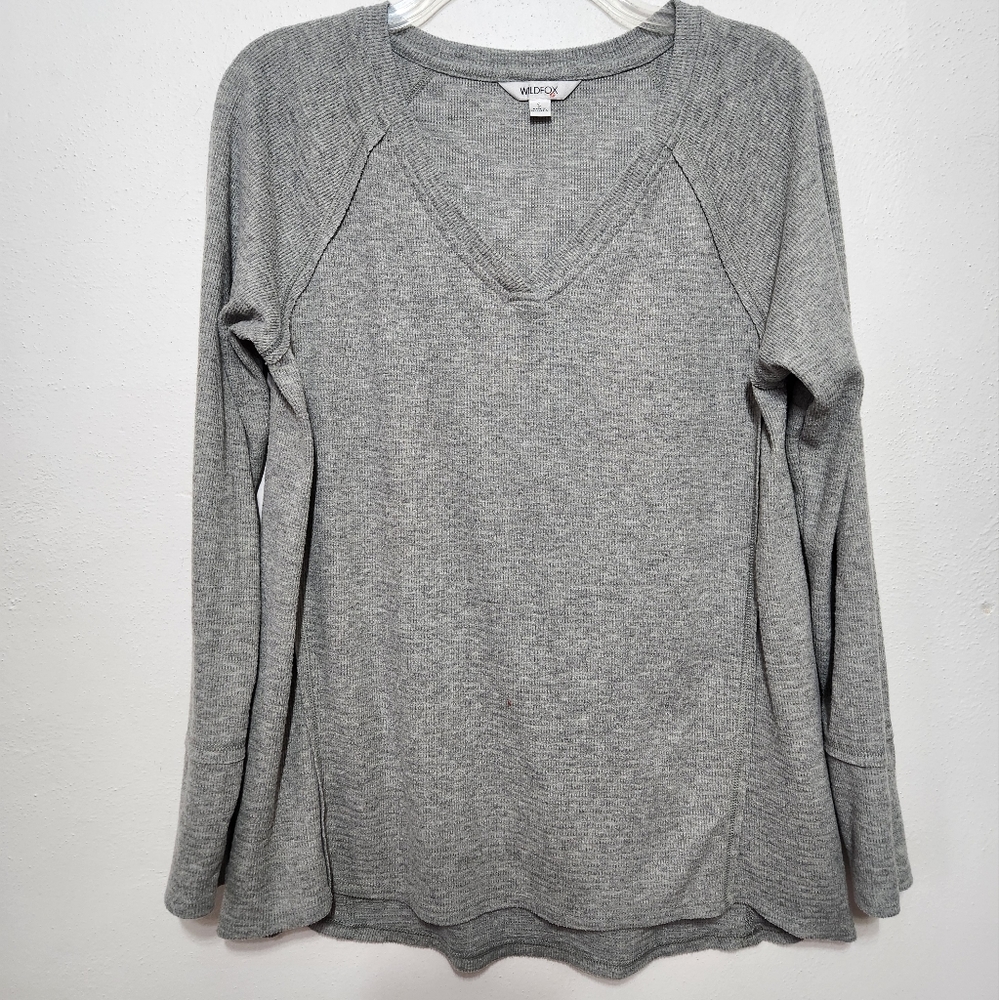 Wildfox/ Gray Long Sleeve Top